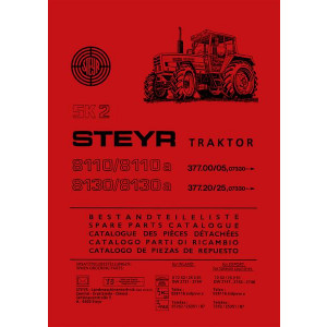 Steyr 8110 8110a 8130 8130a SK2 Traktor Ersatzteilkatalog
