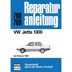 VW Jetta 1300 ab Februar 1984 - Reparaturbuch