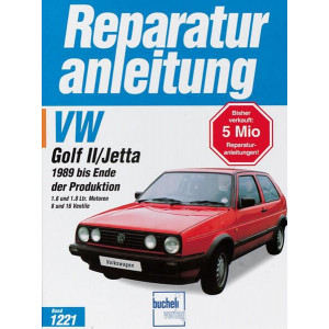 VW Golf II / Jetta (1989 bis Ende der Produktion) - Reparaturbuch