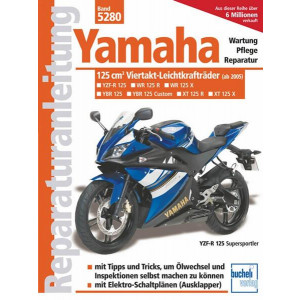 Yamaha 125-ccm-Viertakt-Leichtkrafträder - Reparaturbuch