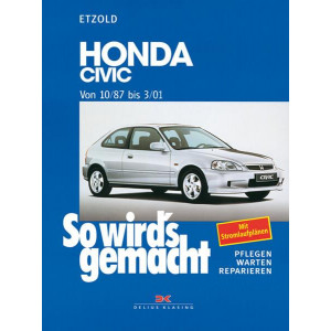 Honda Civic von 10/87 bis 3/01 - Reparaturbuch