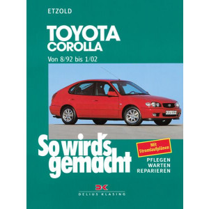 Toyota Corolla 8/92 bis 1/02 - Reparaturbuch