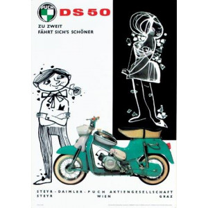 Puch DS 50 Poster