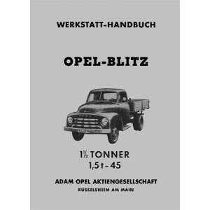 Opel Blitz 1,5 t. Werkstatt-Handbuch