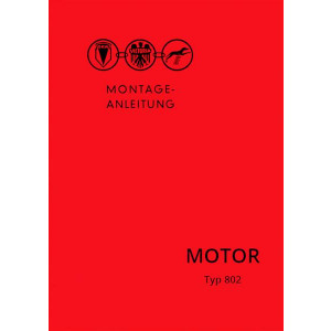 Zweirad Union Motor Typ 802 Montage-Anleitung