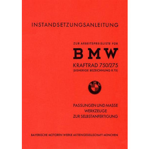 BMW R75 WH Spezialwerkzeuge und Instandhaltung