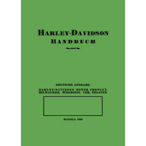 Harley-Davidson 1000 und 1200 von 1926 Betriebsanleitung