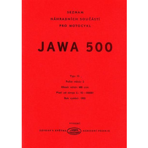 Jawa 500 Ersatzteilkatalog