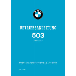 BMW 503 Betriebsanleitung