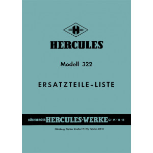 Hercules 322 Ersatzteilkatalog