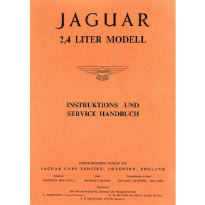 Jaguar 2.4 Liter Betriebsanleitung