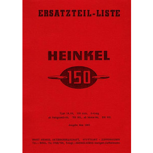 Heinkel 150 Roller Ersatzteilkatalog