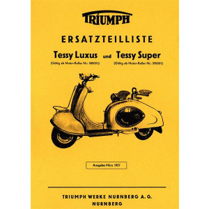Triumph Tessy Luxus und Tessy Super Ersatzteilkatalog