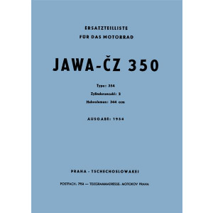 Jawa - CZ 350 Ersatzteilkatalog
