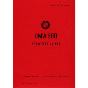 BMW 600 Ersatzteilkatalog