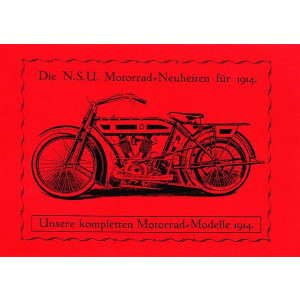 NSU Gesamtprospekt der Modelle 1914
