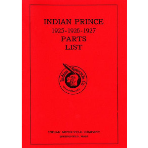Indian Prince 1925 to 1927 Parts List