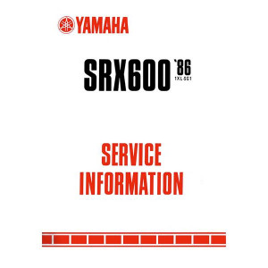 Yamaha SRX600 Service Information