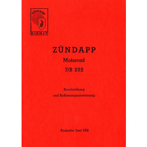 Zündapp DB202 Betriebsanleitung