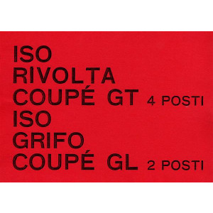 ISO Rivolta Coupé GT & Grifo Coupé GL Betriebsanleitung