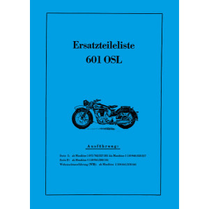 NSU 601OSL Serie I/II und WH 1939 Ersatzteilkatalog