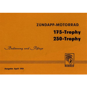 Zündapp 175 und 250 Trophy Betriebsanleitung