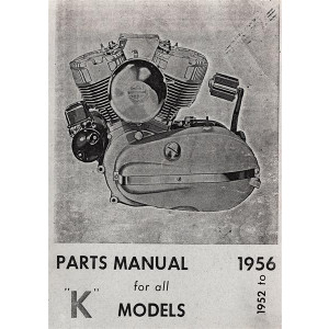 Harley-Davidson K-Models 1952-1956 Parts List