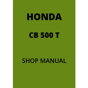 Honda CB500T Shop Manual