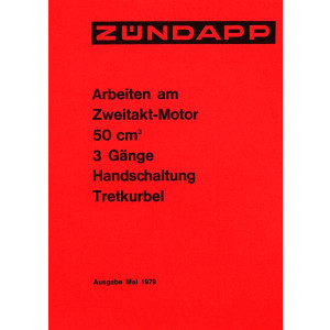Zündapp - Arbeiten am Zweitakt-Motor 50 ccm 3 Gänge Handschaltung Tretkurbel