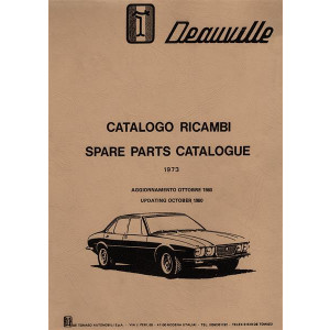De Tomaso Deauville Modelle 1973-1980 Ersatzteilkatalog