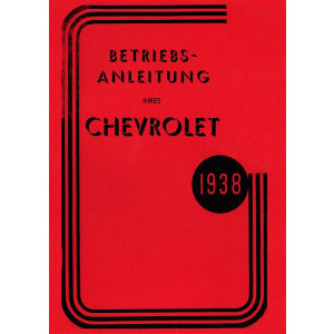 Chevrolet Modelle 1938 Betriebsanleitung