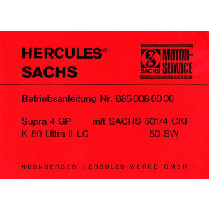 Hercules Supra 4 GP Betriebsanleitung
