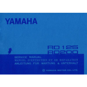 Yamaha RD125 und RD200 Werkstatthandbuch