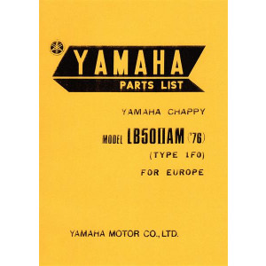 Yamaha Chappy LB50IIAM Parts List