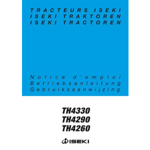 Iseki Traktoren TH4330 TH4290 TH4260 Betriebsanleitung