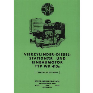 Steyr WD413s Stationärmotor Ersatzteilkatalog