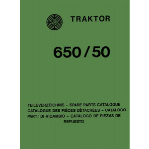 Steyr 50 und 650 Traktor Ersatzteilkatalog