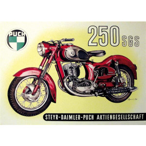 Puch 250 SGS Poster