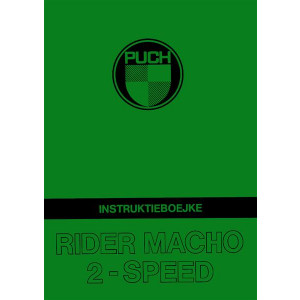 Puch Moped Rider Macho 2-Speed Instruktieboejke
