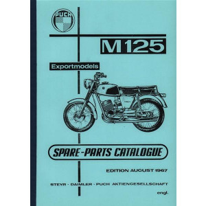 Puch M 125 Exportmodels (single piston) Spare Parts List