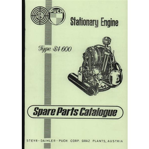 Puch Stationärmotor ST 600, Ersatzteilkatalog, spare parts catalog