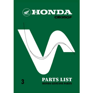 Honda CB350F Parts List