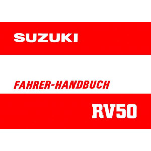 Suzuki RV50 Betriebsanleitung