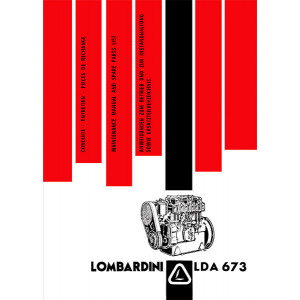 Lombardini LDA 673 Betriebsanleitung und Ersatzteilkatalog
