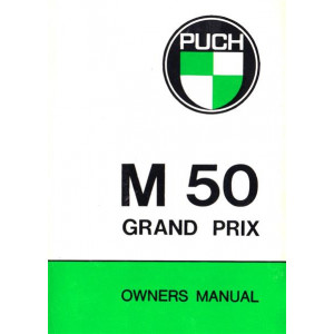 Puch Moped M50 Grand Prix, Owner's Manual