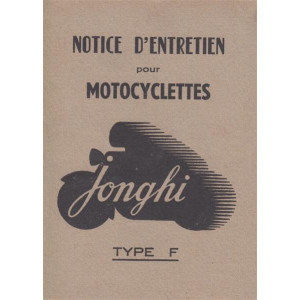 Jonghi Type F - Notice d'Entretien