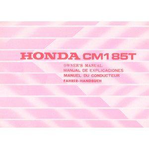 Honda CM185T Fahrerhandbuch