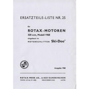 Rotax Motor 320 ccm Ersatzteilliste