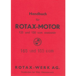 Rotax Stationärmotor 125, 150, 165 und 185 ccm, Handbuch