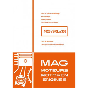 MAG 1026-SRLx336 Ersatzteilliste